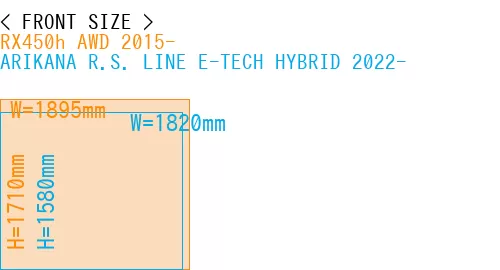 #RX450h AWD 2015- + ARIKANA R.S. LINE E-TECH HYBRID 2022-